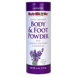 NutriBiotic Body  Foot Powder, Lavender