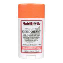 NutriBiotic Deodorant, Mango Melon