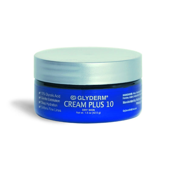 Glyderm Cream Plus 10% Glycolic Acid Exfoliator